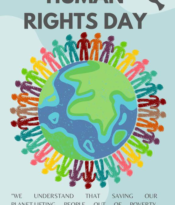 Commemorating International Day of Human Rights.
