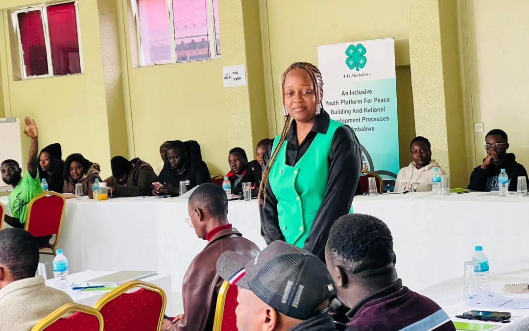 4-H Zimbabwe launches the first-ever Provincial Youth Council for Peace and Development (YCPD) in Masvingo Province.